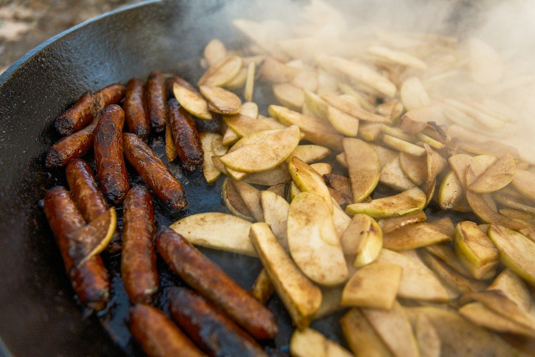 Skillet Sausage with Apples and Onions